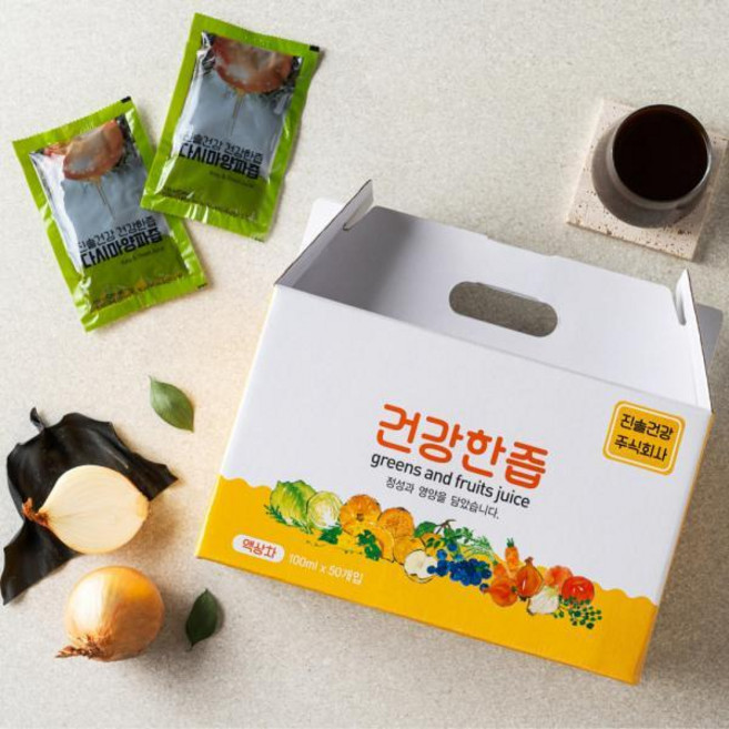 선물세트 다시마양파즙 100ml 30개입 30봉 30포 1박스 진솔건강 건강한즙, 30개