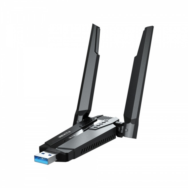 NEXTU 래이판 AX5400AU USB WiFi 6E AX5400 외장안테나 무선랜카드, 1개