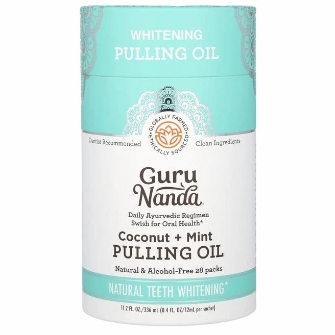 구루난다 화이트닝 풀링 오일 코코넛 + 민트향 28개입 각 12ml GRU-08151 - 쿠팡