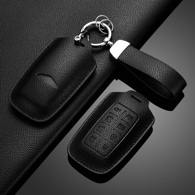 카로카 제네시스 호환 가죽 키케이스 G70 G80 G90 GV70 GV80, G-3, 블랙