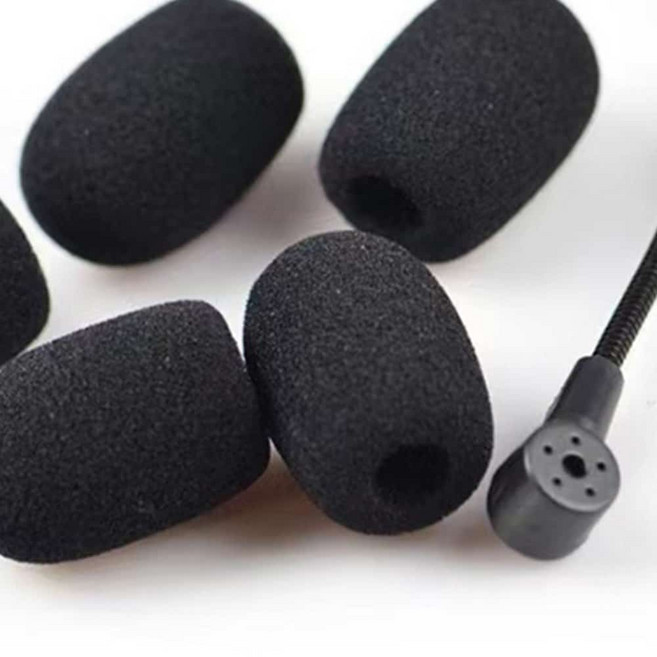 구즈넥 마이크커버 핀마이크 윈드스크린 솜 스펀지, 1개