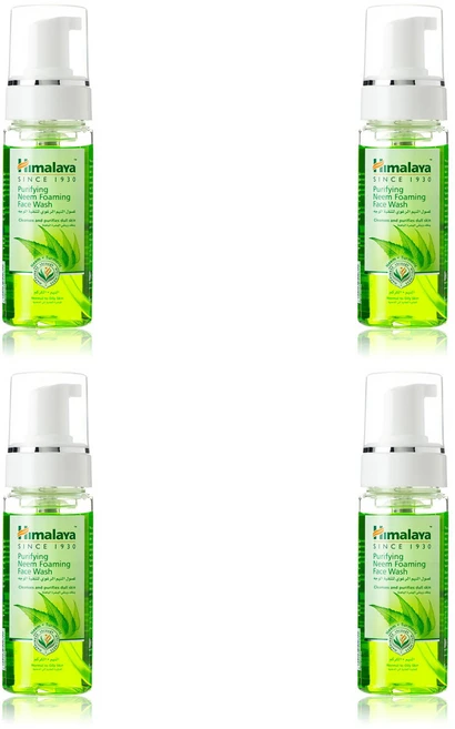 Himalaya Purifying Neem Foaming Face Wash 히말라야 님 포밍 페이스 워시 150ml 4팩 - 쿠팡