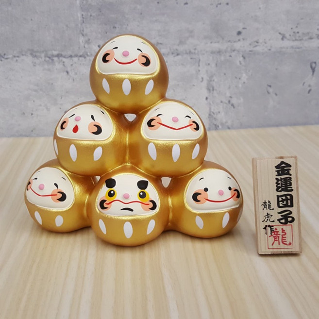 1529 Design 六金運達摩擺飾，開運招福設計, 1個