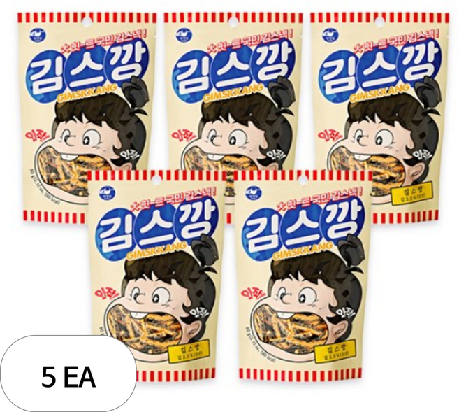 만전김 김스깡, 5개, 60g