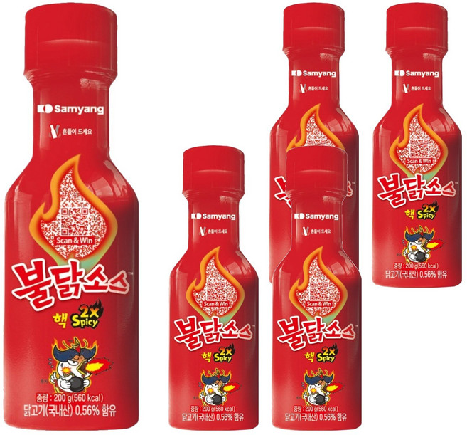 삼양 핵불닭소스 200g 5개 비빔장 양념장 소스