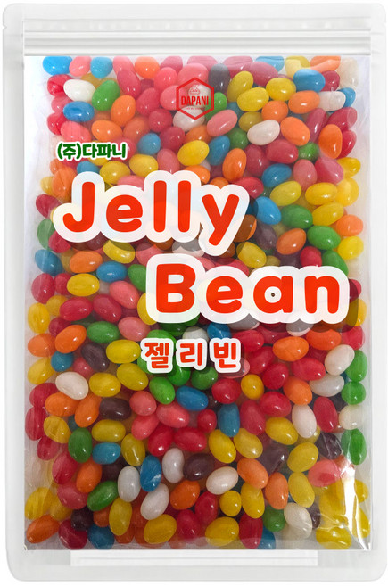 다파니 젤리빈 과일맛 츄잉젤리 8가지맛, 1개, 500g