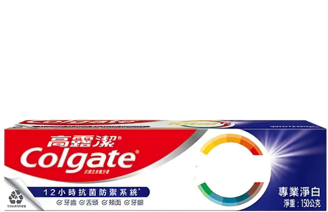 Colgate 高露潔 全效系列牙膏 專業淨白, 150公克, 1條