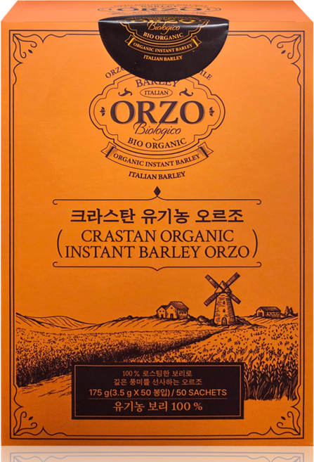 크라스탄 유기농 오르조 보리차, 3.5g, 50개입, 1개