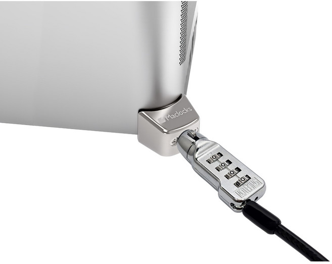 Apple Mac Studio M1 M2 M3 M4 전용 잠금장치 도난방지 케이블 시건 락 자물쇠 MSLDG01, 번호