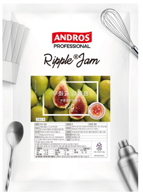 안드로스 무화과 리플잼, 1개, 1kg