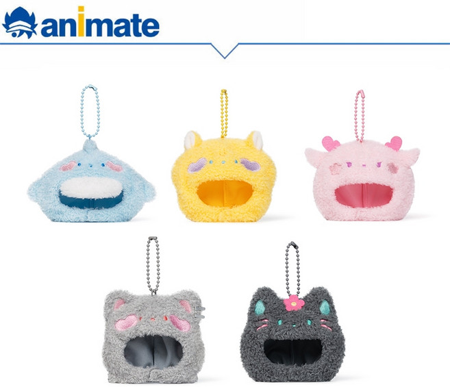 플레이브굿즈 므메미무 PLAVE 플러시 키링 악세사리, 그레이