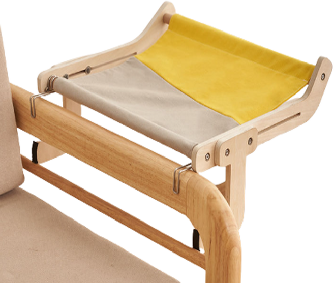 아텍스 고양이 창틀 해먹, 옐로우+그레이, 1개