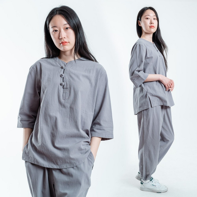 단다니 생활한복 세트 봄 여름 가을 남녀공용 개량한복 법복 절복