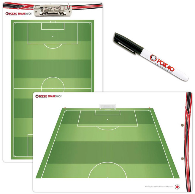 폭스40 스마트코치 축구 작전판 세트, 파일형 6902-0600, 1개