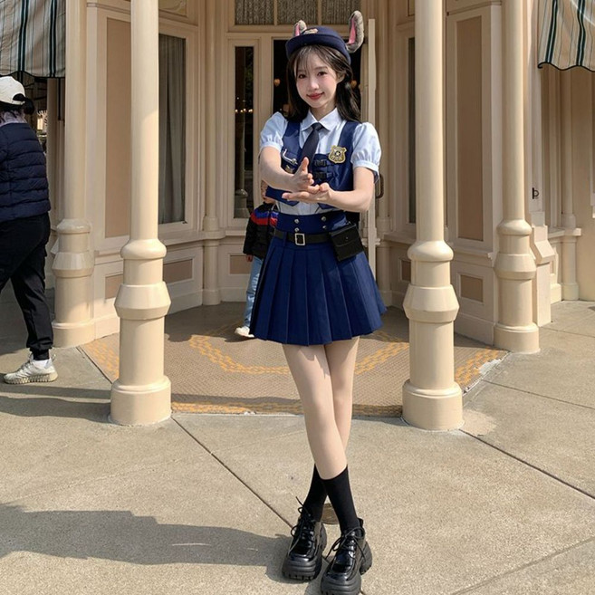 주토피아 주디 코스튬 의상대여 대여 의상 경찰복 경관복