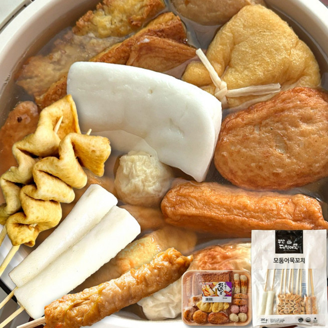 일본 모듬 어묵탕 와카메 오뎅야 568g 한뺀 쯔유포함+꼬치오뎅 물떡 모듬어묵 396g / 2개이상 구매시 새우볶음밥 증정