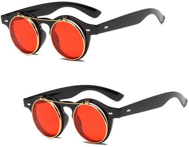 리빙듀오 인싸선글라스 안경 인생네컷 할로윈 2개 한세트, 026.베트선글라스(146)