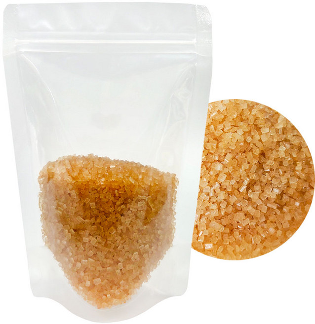 자라메설탕 200g 소분 데코용 갈색설탕 나가사키 카스테라 크리스탈슈가 토핑 우박설탕 하나베이킹푸드, 1개