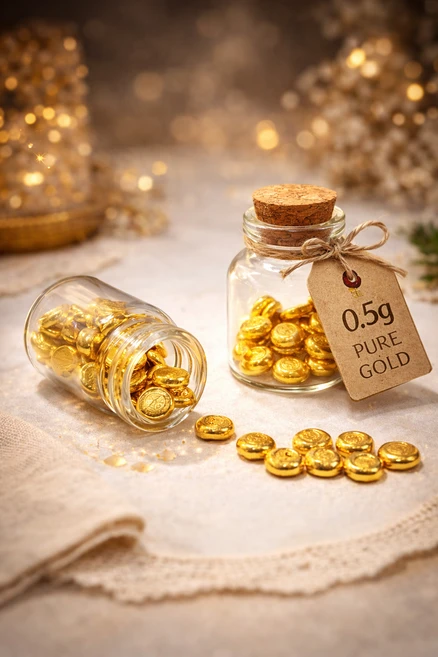 24K 순금 0.5g 99.9% 3대검인 태극마크 금자마크 홀마크 골드바 주물금 + 유리병(코르크마개) - 쿠팡