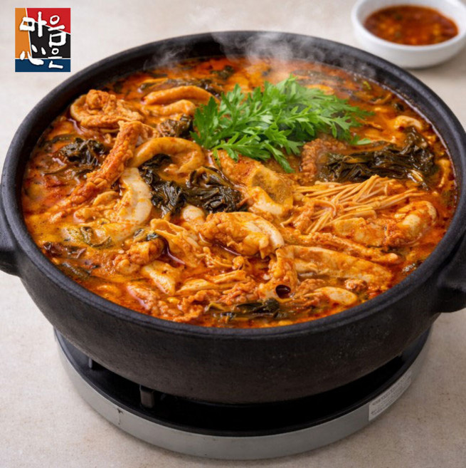 [마음심은] 대용량 진한 우거지 소곱창전골 1kg x 3팩 간편식 밀키트 캠핑 해장국 술안주, 3개