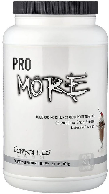 컨트롤드랩스 프로모어 단백질 프로틴 초콜릿 아이스크림 선데이 쉐이크 파우더 분말 961g - 쿠팡