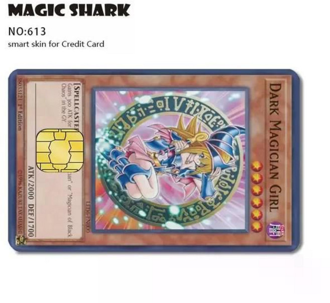 유희왕 삼환신 푸른눈의 백룡 교통 체크 은행 기후동행 카드 스티커 굿즈, K