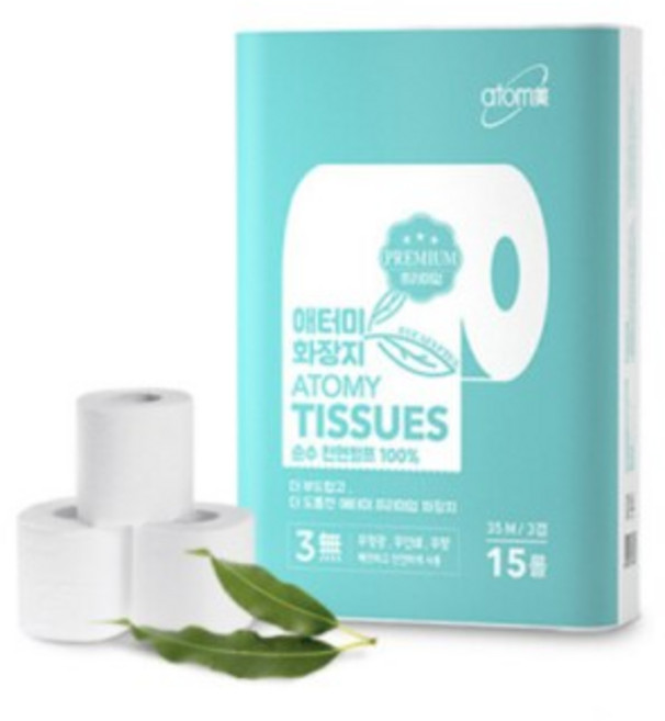 애터미 화장지 60롤(15개 x 4묶음)