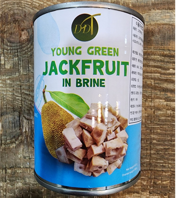 그린잭프릇 Green jackfruit 통조림 WORLDFOOD, 1개, 565g