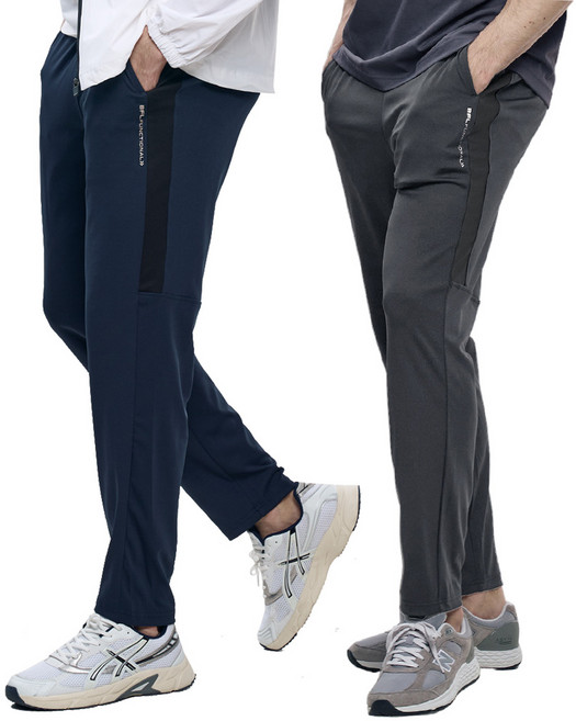 [BFL] (1+1) 남성 트레이닝 밴딩 바지_~5XL 사이즈 까지 거침없이 스판 대박 빅사이즈 트레이닝복 운동복 팬츠