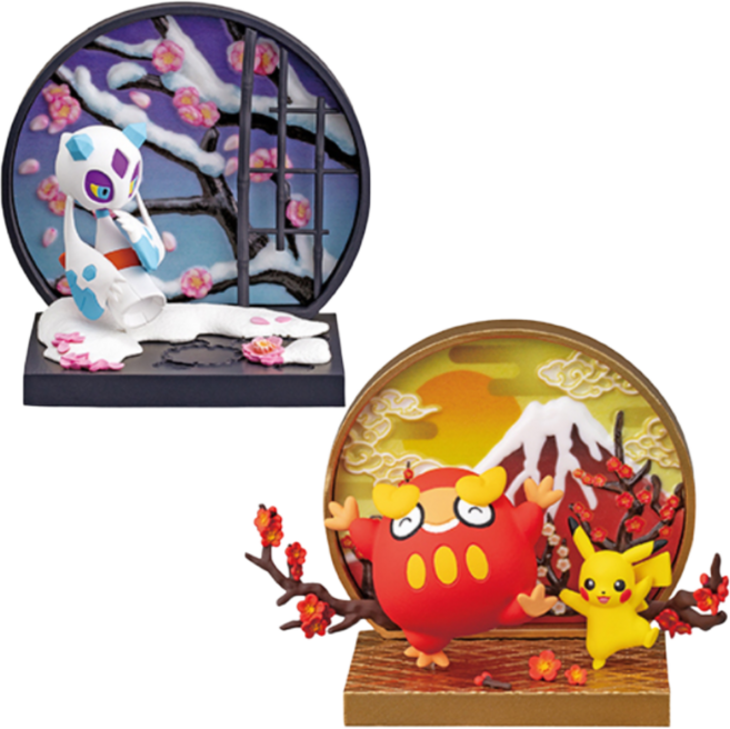 포켓몬스터 피규어 창문 피카츄 달막화 눈여아, 1개