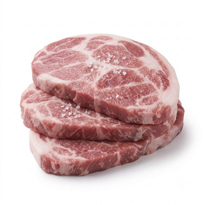 냉장 국내산 돼지 목살 구이 제육 바베큐 수육 보쌈용 1kg, 수육보쌈용, 1개