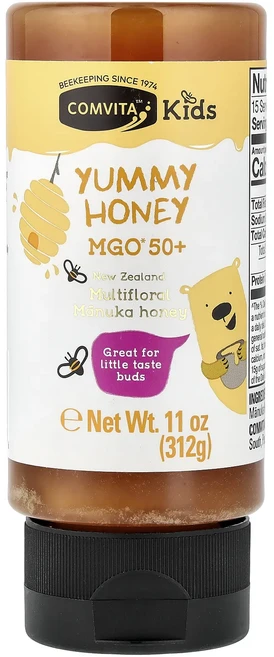 몸관리하세요 겨울입니다 Comvita 어린이용 여미 꿀 MGO 50+ 312g(11oz) 특별관리진행, Comvita어린이용여미꿀MGO50312g11oz, 312g, 1개 - 쿠팡
