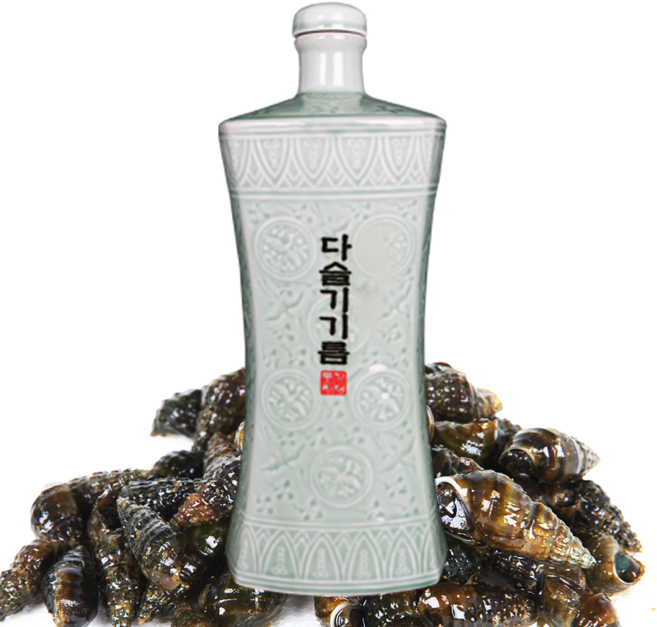 국내산 100% 정가람 다슬기 기름 1000ml, 4개, 1L