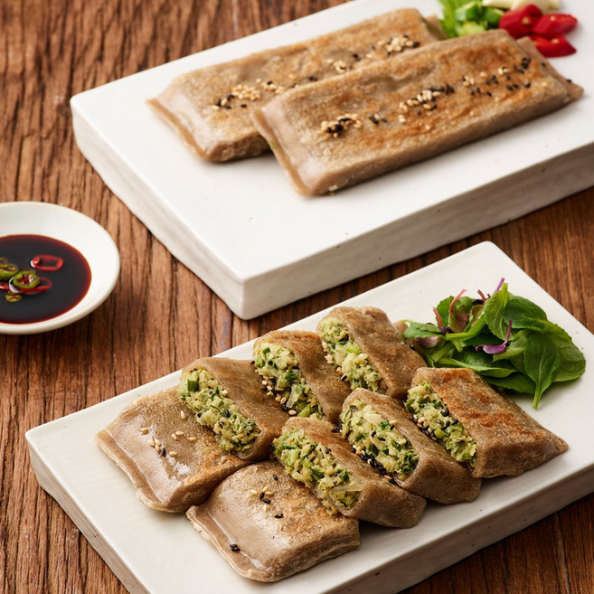 푸드마을 메밀전병 매운맛 순한맛 1.2kg, 1개, 메밀전병(순한맛)