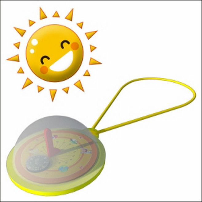 뉴 목걸이 휴대용 해시계 만들기(5인용), 1개