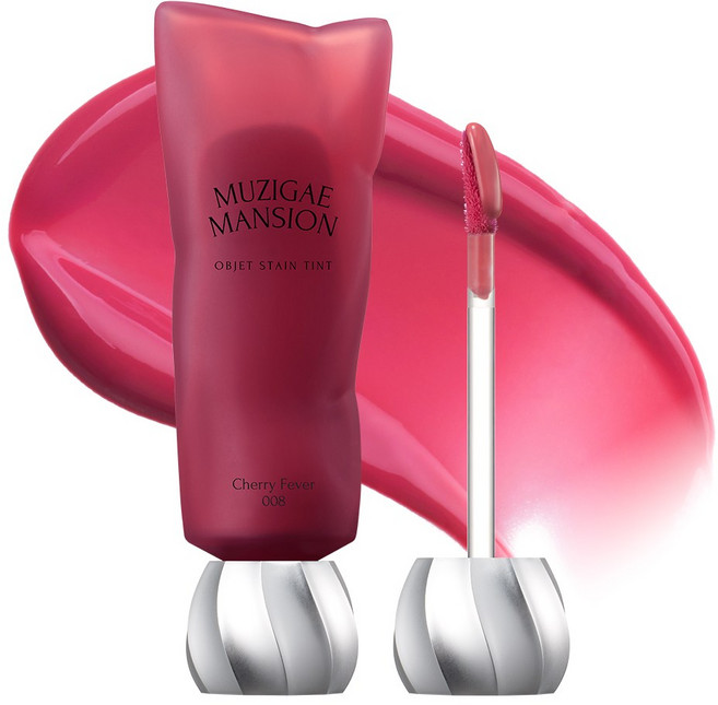 [공식몰] 무지개맨션 오브제 스테인 틴트 10종, 008 체리 피버, 1개