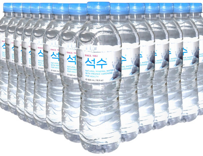 국내생산 생수 500ml 라벨 무라벨, 60개