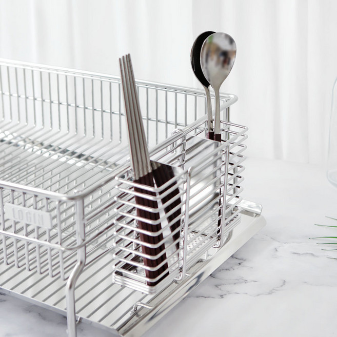 와이어 3구 수저통 (U자형 / E자형), 1개, 02_와이어 3구 수저통 E자형