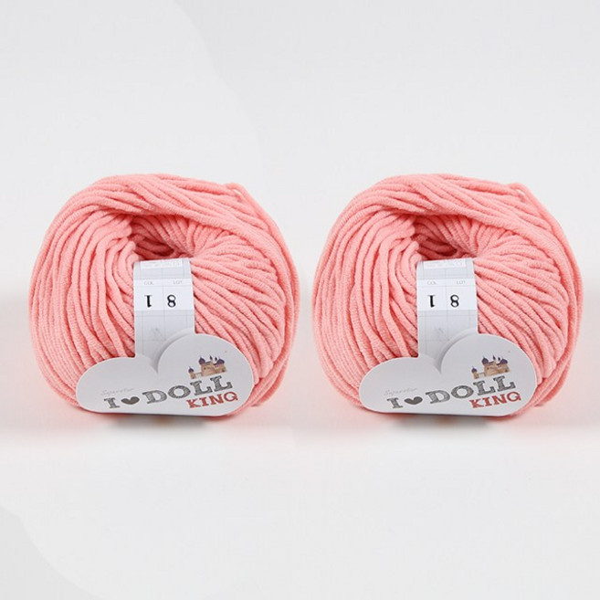 [앵콜스] IDOLL 아이돌킹(2볼세트) (10개+1개덤) 소품실 블랭킷 실 인형실, King08 복숭아솜털