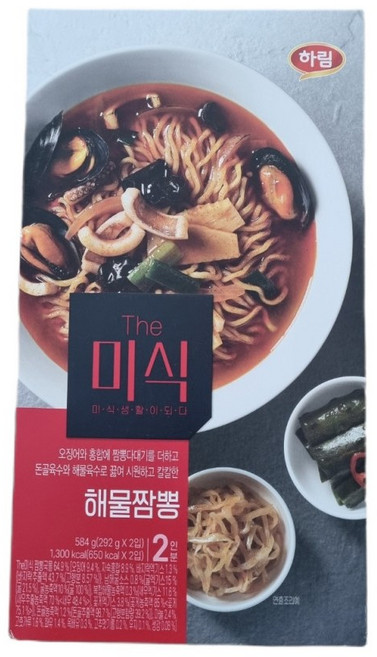 더미식 해물짬뽕 584g, 3개