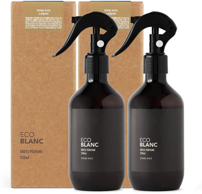 에코블랑 섬유향수 드레스퍼퓸 250ml 2개, 캔디피치