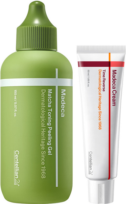 센텔리안24 마데카 말차 토닝 필링젤 150ml+마데카크림 타임리버스 50ml, 1세트