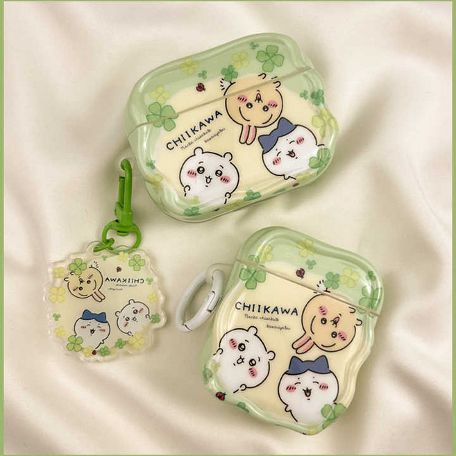 먼작귀 네잎클로버 헤드셋 에어팟 케이스 airpod case, 4세대