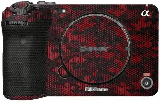 FX3 안티 스크래치 카메라 스티커 코트 3M 비닐 랩 보호 필름 바디 스킨 커버 소니 ILME-FX3 ILMEFX3 FX3 X, 16 Mamba Red, 1개