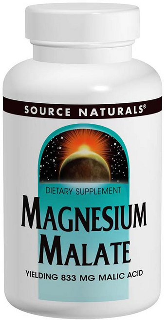 SOURCE NATURALS 蘋果酸鎂膠囊 625mg, 200顆, 1罐