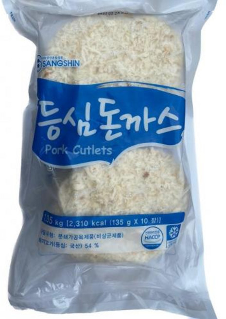 통등심돈까스 상신 냉동, 1개, 1.35kg