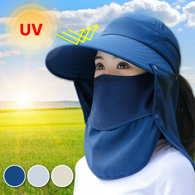 닥터쇼닝 농사모자 햇빛가리개 자외선보호 썬캡 아웃도어 여름 밭일 과수원 낚시