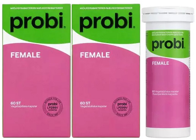 철분 100억 LP299V 생유산균 피메일 60캡슐 2박스 4개월분 프로바이오틱스 갱년, 60정