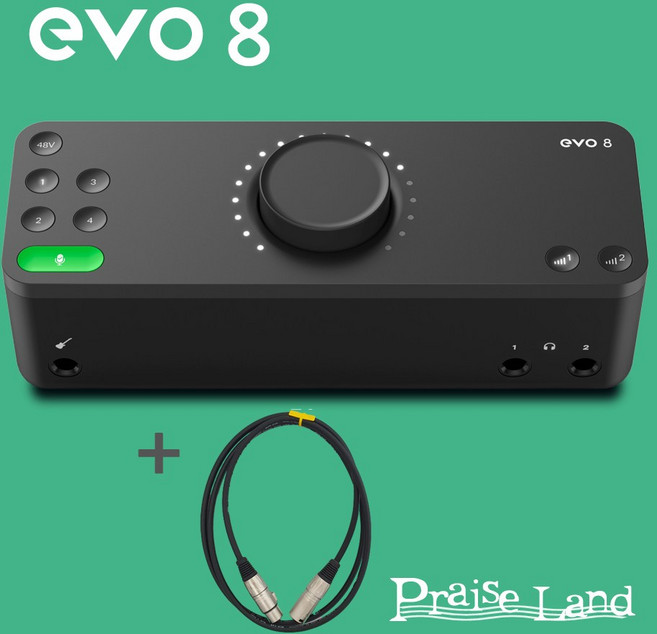 오디언트 EVO8 오디오 인터페이스, EVO8 + 케이블