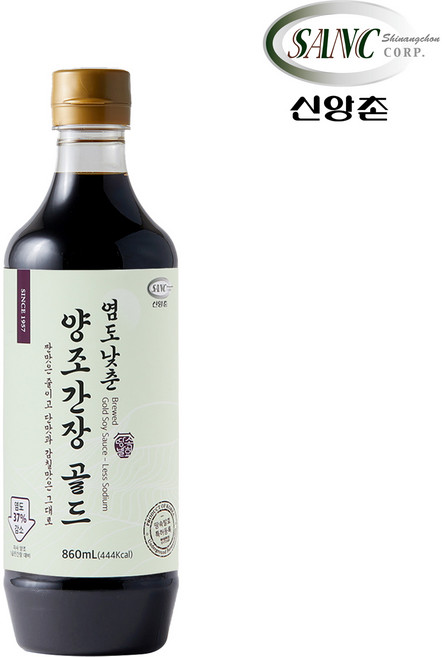양조 진간장 한식 맛 아기용 염도낮춘 골드 간장 860ml, 1개